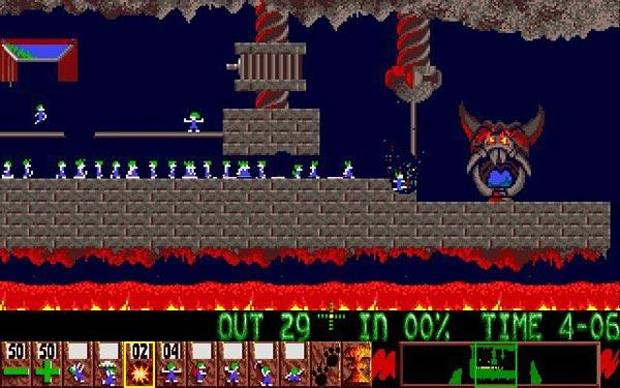Lemmings screenshot